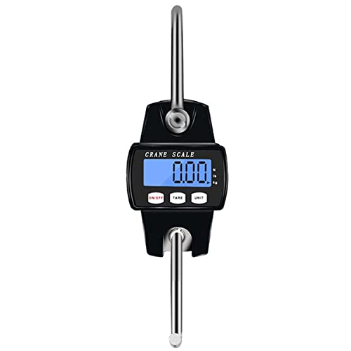 Báscula colgante digital de 300 kg / 600 lb, sensor de alta precisión, báscula de grúa industrial resistente con pantalla LCD, mini báscula colgante para básculas de fábrica de granja para interiores Báscula colgante digital de 300 kg / 600 lb, sensor de alta precisión, báscula de grúa industrial resistente con pantalla LCD, mini báscula colgante para básculas de fábrica de granja para interiores