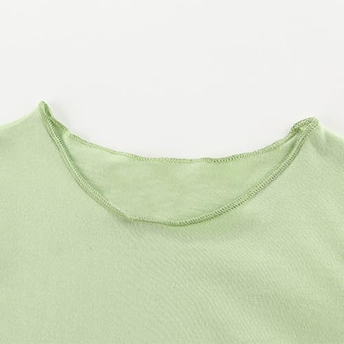 Girls Summer Cotton T-Shirt Kids Classic Solid Color Tops Tees Casual Comfort Short Sleeve Crew Neck Shirts Blouse3