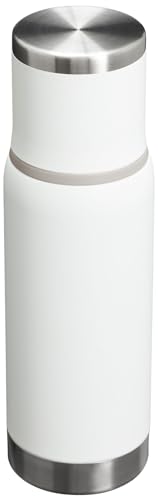 Image of Stanley Adventure-To-Go Vacuum Bottle 17 oz | Wide Mouth with Leakproof Cup Lid | Keep Drinks Hot or Cold | Packable for Travel | Insulated Stainless Steel TherThermal Bottle os | BPA-Free | Frost