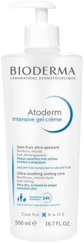 Bioderma - Atoderm Intensive Gel-Crème - Body Lotion - Soothing and Moisturizing Body Cream for Sensitive Dry Very Dry to Atopic Skin