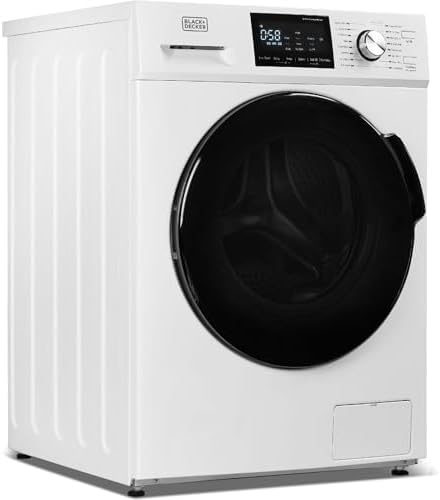 BLACK+DECKER Front Load Washer, 2.7 Cu. Ft. Compact Washing Machine with LED Display & 16 Cycles - Thumbnail 3