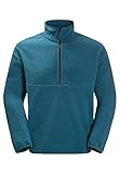 jack wolfskin women's gecko fleece pullover POLARTEC-Vlies Jack Wolfskin Bockenheim Fleecejacken Blue Daze XL