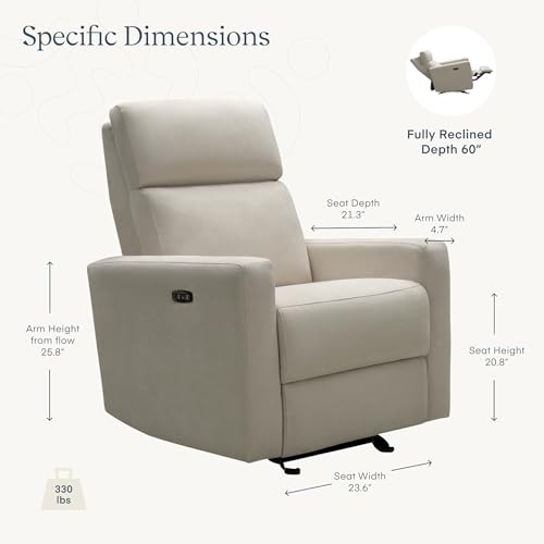 Nurturethegliderpremiumpowerreclinernurserygliderchairwithadjustableheadsupportdesignedwithathoughtfulcombinationoffunctionandcomfortbuiltinusbchargerivory Urban Country Home Decor Nurture the glider premium power recliner nursery glider chair with adjustable head support designed with a thoughtful combination of function and comfort built in usb charger ivory urban country home decor