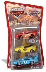 Mattel Cars Racing 3-Car Pack: Pace Car/Lightning McQueen/King