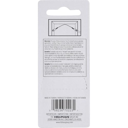 Image of Hillman AnchorWire Steel Zinc Small D-Ring Hanger Steel 4 pk 1 lb.