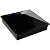3" x 3" Pyramid Post Cap, Cast Aluminum, Designed for Metal Posts - Pressure Fit Installation - Glossy Black (DHPPC30F)