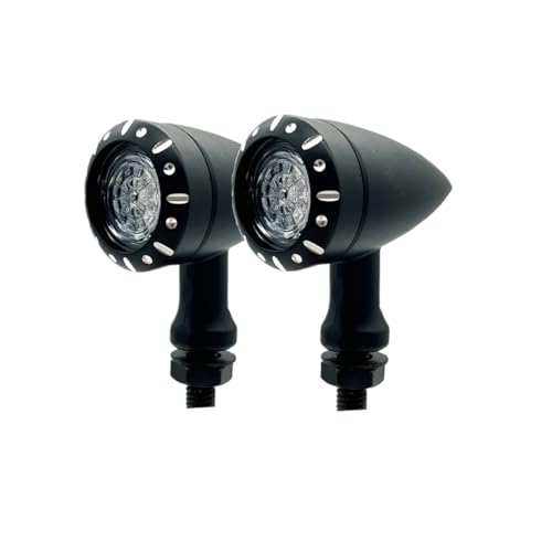 Clignotants moto 4 fils finitions soignées pour Bobber et Cruiser