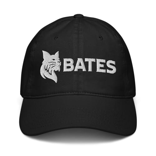 Gorra de béisbol ajustable Bates Bobcats Icon negra miniatura 2