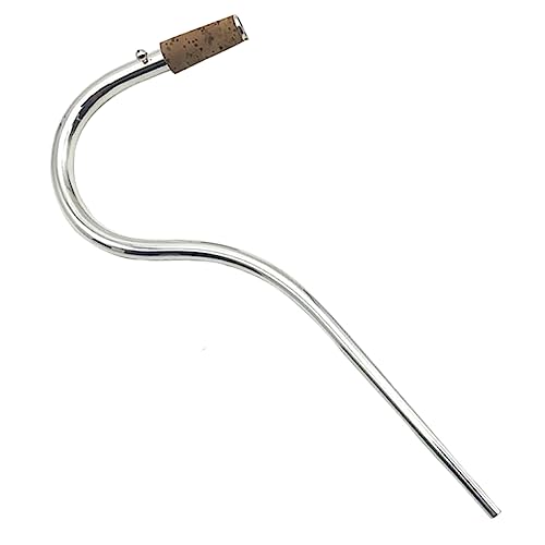 金属マウスピースボーカルクルック銀メッキファゴット長さ 20.7 センチメートル 21.5 センチメートルファゴットボーカルクルックマウスピースの長さオプション