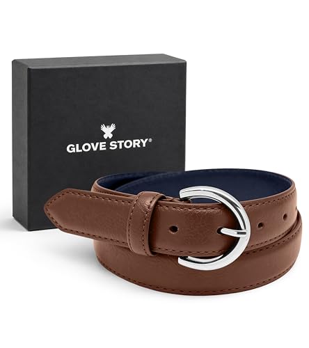 Ceinture en cuir pour jean et tailleur GLOVE STORY accessoire habillé élégant