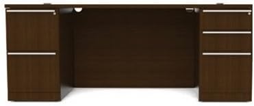 Verde Collection 60â€ Rectangular Laminate Desk with File/File Pedestal & Box/Box/File Pedestal - VL-605N