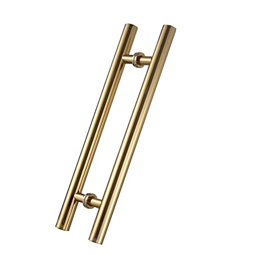 Poignée double face en forme de H pour porte d'entrée en magasin