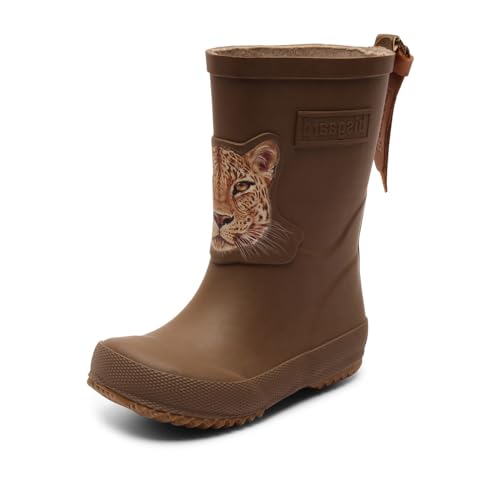 Bisgaard Unisex Kinder Basic Rubber Rain Boot, Brown Jaguar, 26 EU Weit