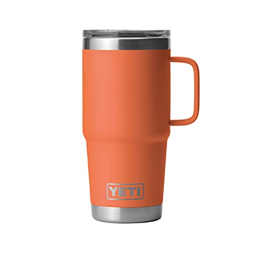 Image of YETI Rambler 20 oz Travel Mug, Stainless Steel, Vacuum Insulated with Stronghold Lid