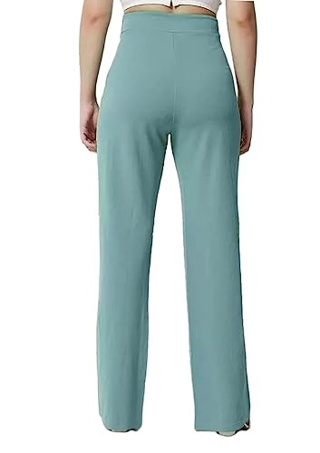 Image of High Waist Bell Bottom Trouser /Wide Leg Trouser /Flared Trouser /Flared Bootcut Trouser for Women & Girls