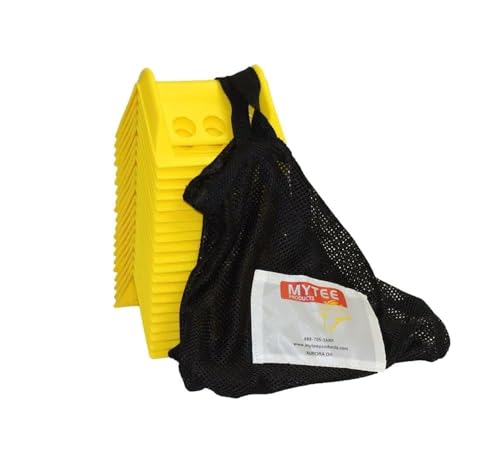 Mytee Products 20 Pack 4" Edge Protectors for Flatbed Trucks with Carrying Case - Ratchet Strap Corner Protectors Fits 2" 3" & 4" Winch Strap - Cargo Load Corner Guards for Tie-Down Accessories