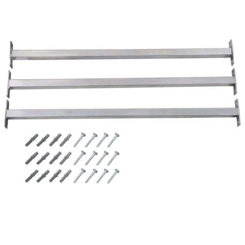 Emmtore 3X Barra de Seguridad Ajustable para Ventana Reja Barreras Puerta Entrada Protector Propiedad Hogar Doméstico Cerradura Antirrobo