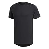 adidas Alphaskin Sport Short Sleeve Fitted Tee, Black, Medium