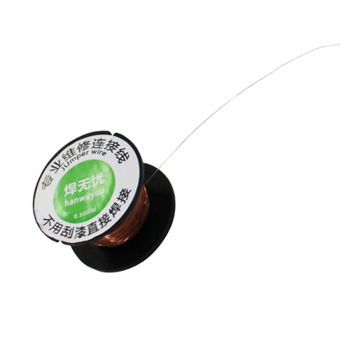 Image of 2Pcs 0.1mm Thin Insulation Copper Soldering Wire Motherboard Repair Tools | PCB Link Jump Wire, for Cell Phone Laptop