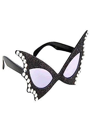 Amscan Party Ready Glittered Apollo Rhinestone Fun Shades (1 Piece), Black, One Size