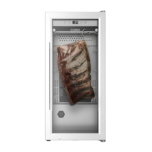 Caso DryAged Master 63 Armoire à pneus de haute qualité pour le stockage et les pneus de viande, technologie compresseur, température 2-14°C, humidité 50-85%, acier inoxydable