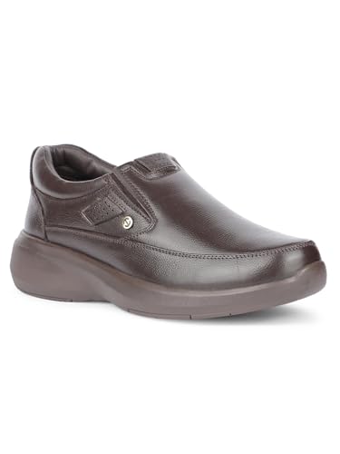 Image of Liberty Healers E823-04 Formal Slip-on Mocassin Shoes for Men | Leather Insole | EVA Sole | Softy Leather Upper| Lightweight & Comfortable | Modern Design