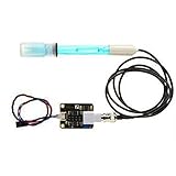 5. Producto de alta calidad. Medidor de sensor de PH, sonda de electrodo Conector BNC Monitoreo Analógico de Sensor PH Kit de placa de sonda de escudo Kit de sensor de pH analógico (como se muestra)