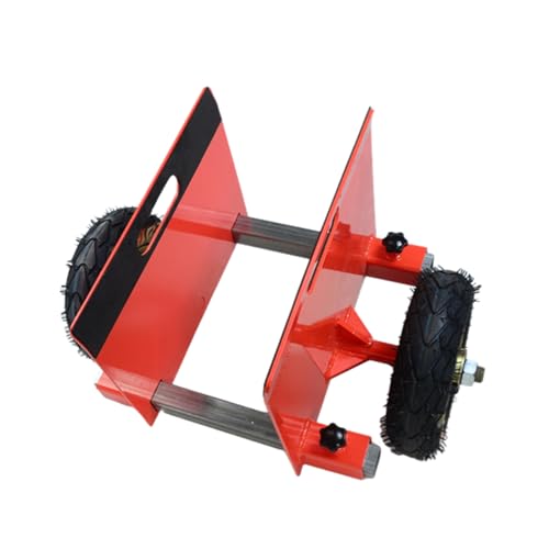 KJZQXYX Carrito de Paneles Ajustable para Mudanzas, Mover de Madera, Tablaroca, Puerta y Vidrio para Hogar y Sitios de Trabajo con Ruedas Sólidas de 8.7' y 2 Agarraderas