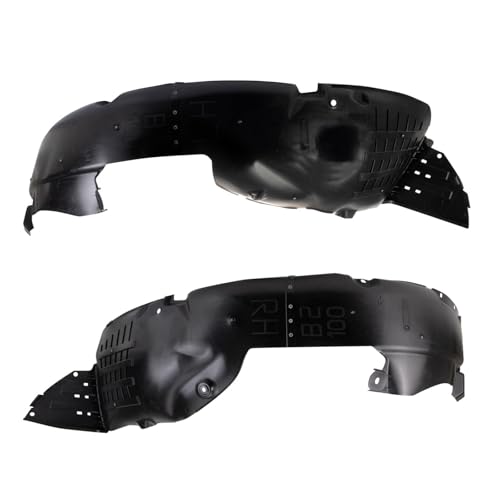 Image of TRQ Front Driver and Passenger Side Inner Fender Liner Set Compatible with 2014-2016 Kia Soul