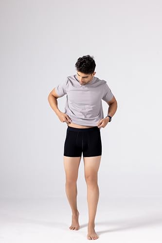 HIELABS Micromodal Regular Fit Combo Trunk for Men | Anti Odour | Ultra Soft | Breathable Micro-Modal Fabric | Ultrasoft Waistband | Pack of 2