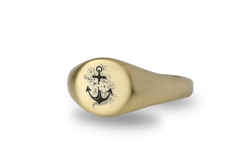 Bague Ancre en Or 14k : le cadeau d'anniversaire idéal pour elle