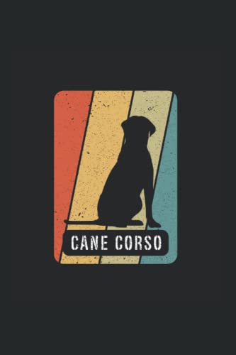  Cane corso: Ruled Notebook zampa Diario Idea regalo cani