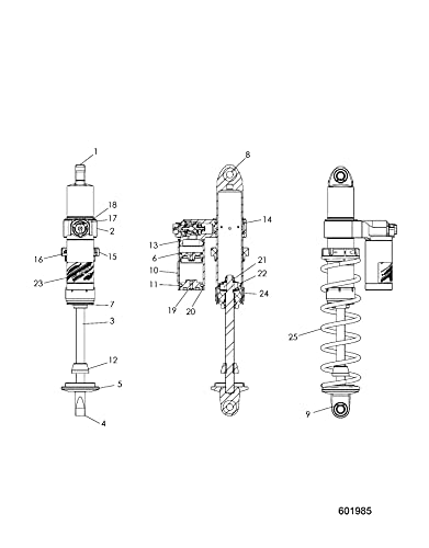 Polaris Snowmobile ADJ-HS/LS W/KNOB, Genuine OEM Part 1801067, Qty 1