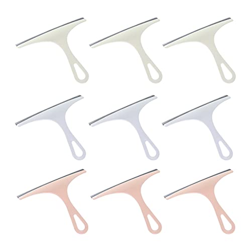 CALLARON 9pcs Car Window Squeegee Ergonomic for Windscreen Shower Doors and Mirrors Nordic