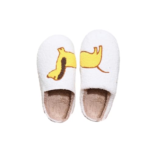 Pug Slippers, Dachshund Slippers, Halloween House Couple Cotton Slippers, Cute Animal Winter Warm Cotton Slippers