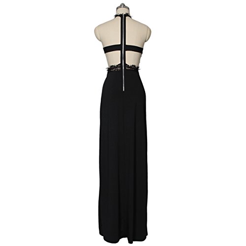 Yacun Lange zomerjurk, maxi-model met hoge split, kant en blote rug - Image 7