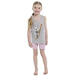 A2Z 4 Kids Girls Short Sleeve Jersey Cotton Shorts - PJS AZ020 Koala 9-10
