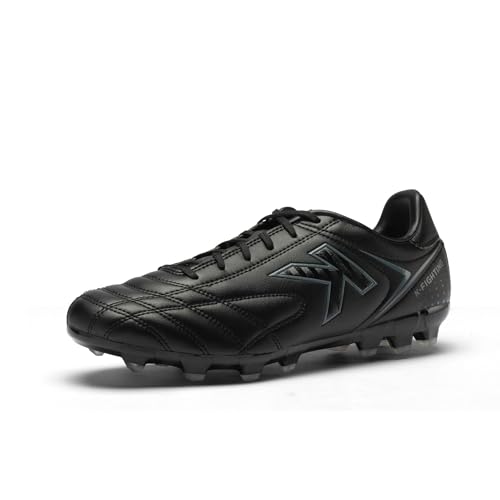 KELME K-Fighting Microfiber Leather Soccer Cleats, Firm/Artificial Ground Outdoor Shoes, for Men Women