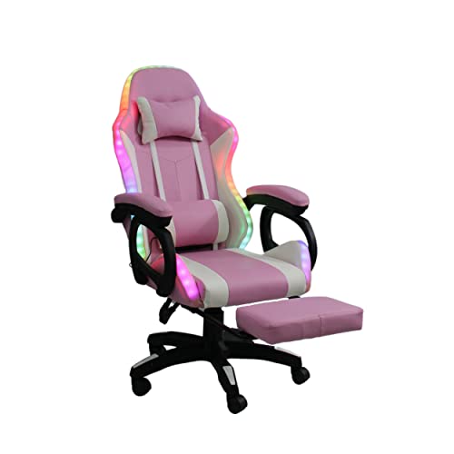 No aplica Silla Gamer Led con masajeador Lumbar, descansa...