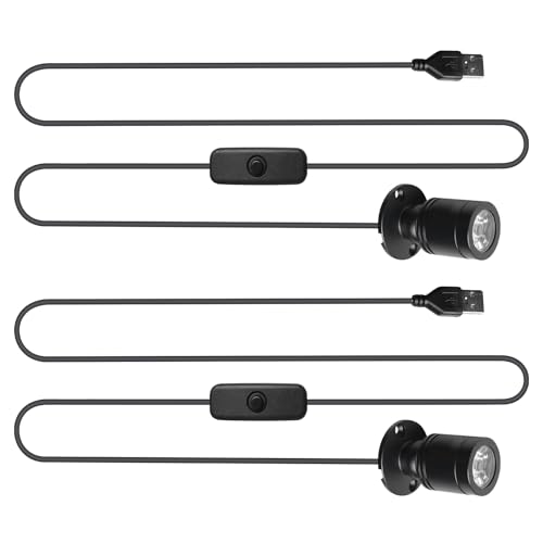 【Luce intensa】Nonostante le loro dimensioni compatte, queste mini luci spot offrono una luce brillante, ideale per accentuare vetrine, gioielli, vetrine e modelli. La temperatura del colore della luce mini è pura, nessun abbagliamento, nessuna luce ultravioletta, protezione per gli occhi.