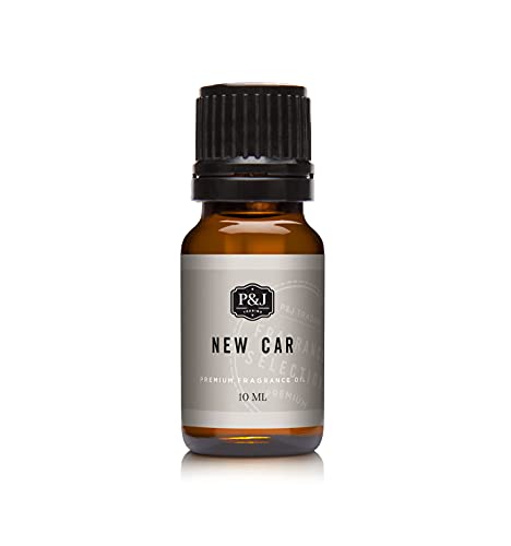 P&J Trading Fragrance Oil for Diffusers for Home - New Car 10ml Fragrance Scents for Candle Making - Soap Making Supplies & Car Diffuser Scents