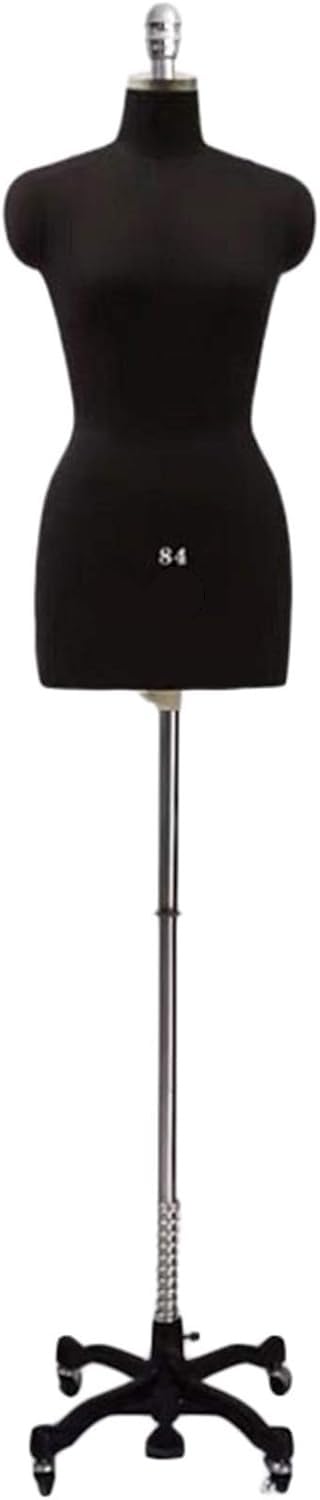 Verstellbare Schaufensterpuppe mit Rollen(White,S-Model 80)