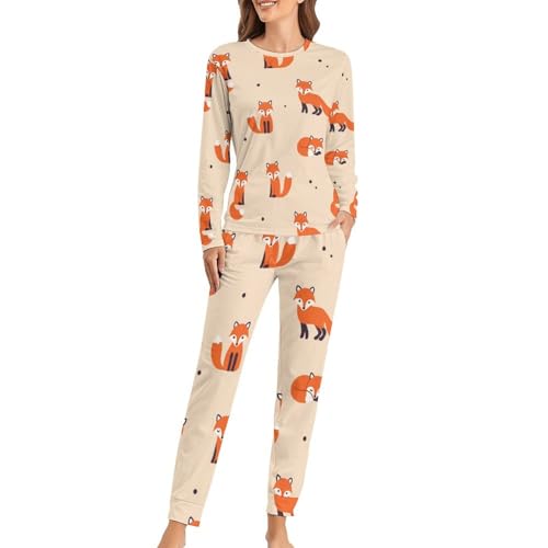 Pyjama femme renard roux pour s'offrir un moment de douceur et de sérénité au coucher