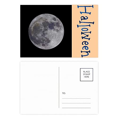 Cartes postales Halloween lune géante en impression premium