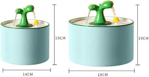 Fuente de agua cerámica inteligente para gatos 1L/1.5L miniatura 4