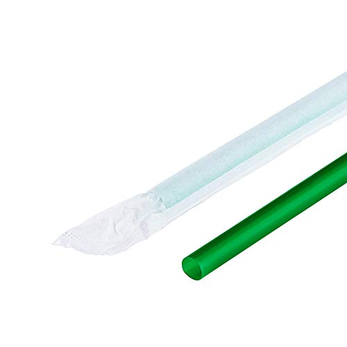 Pitillos gigantes Karat 9 pulgadas 8 mm verde 2500 unidades miniatura 3
