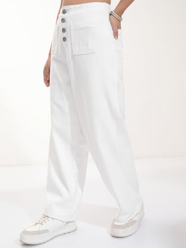 Image of Tokyo Talkies Women's Flared Regular Mid-Rise Jeans Pant