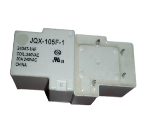 Relé 30A JQX-105F-1 120V/240VAC-1HS con contactos de plata de alta duración