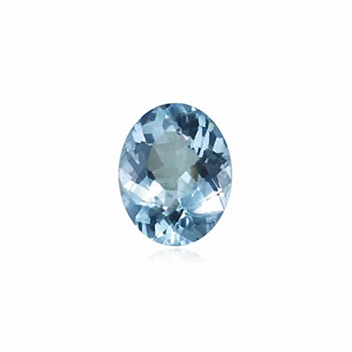 Instagem 0.91-1.20 Cts of 8x6 mm AAA Oval Aquamarine (1 pc) Loose Gemstone