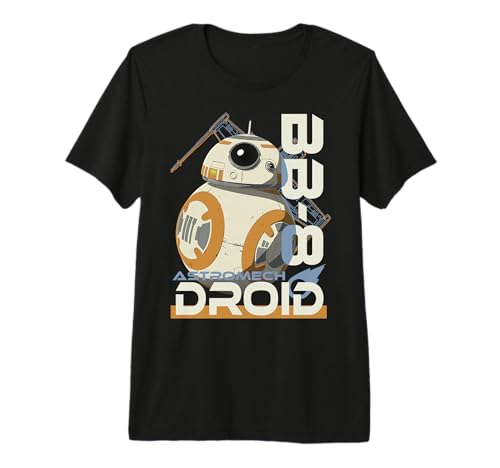 T-shirt Star Wars BB-8 anti-déformation qui ne ternit pas au lavage en machine